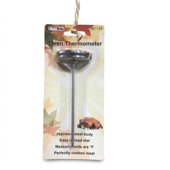 12 Pieces 5" Stainless Steel Meat & Oven Thermometer with Analog Dia - Kitchen Gadgets & Tools