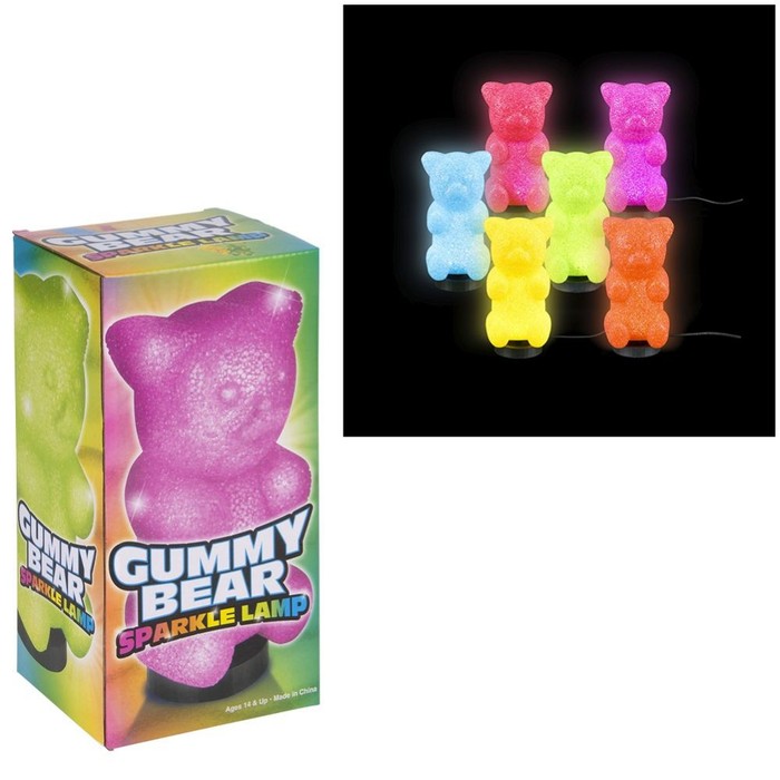 9.25 inch Sparkle Gummy Bear Lamp