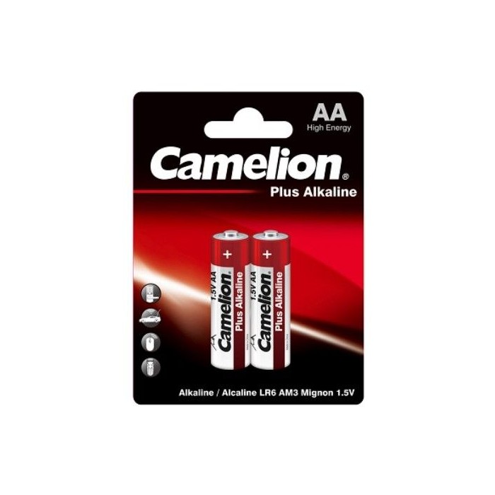 Aa Plus Alkaline Batteries 2 CT