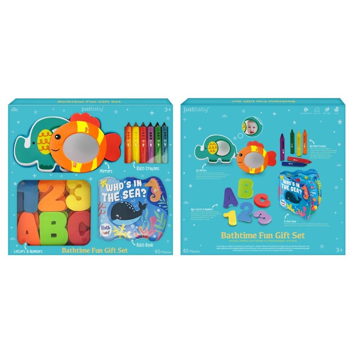 12 pieces Baby Bath Time SeT- 45pk - Baby Beauty & Care Items