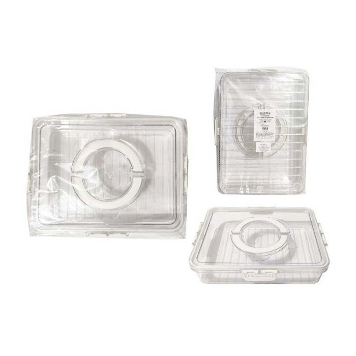 Lock Storage Organizer With Handle 11.4X8.67X2.56"