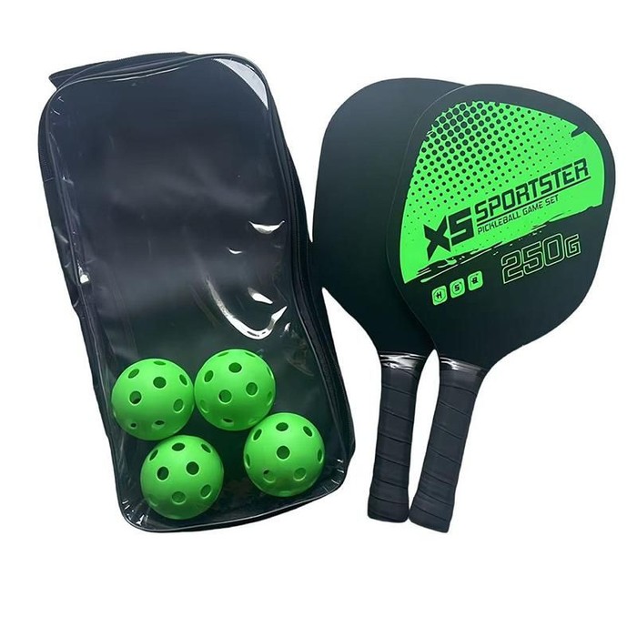 Pickleball Paddles Set 2 Rackets And 4 Balls