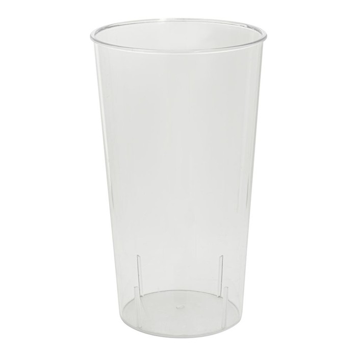 Plastic Cylinder Vase 15-inch - Clear
