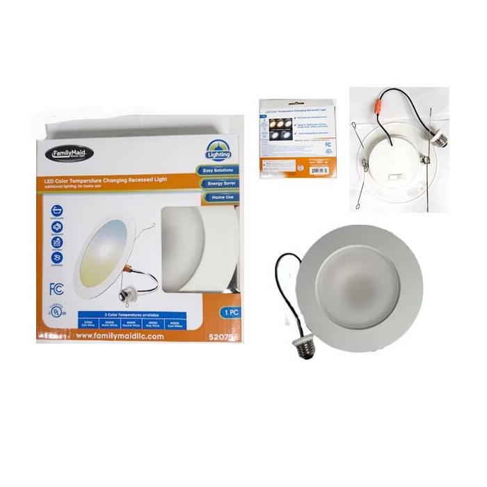 Recessed Light Retrofit 6-inchdiameter 15w Etl