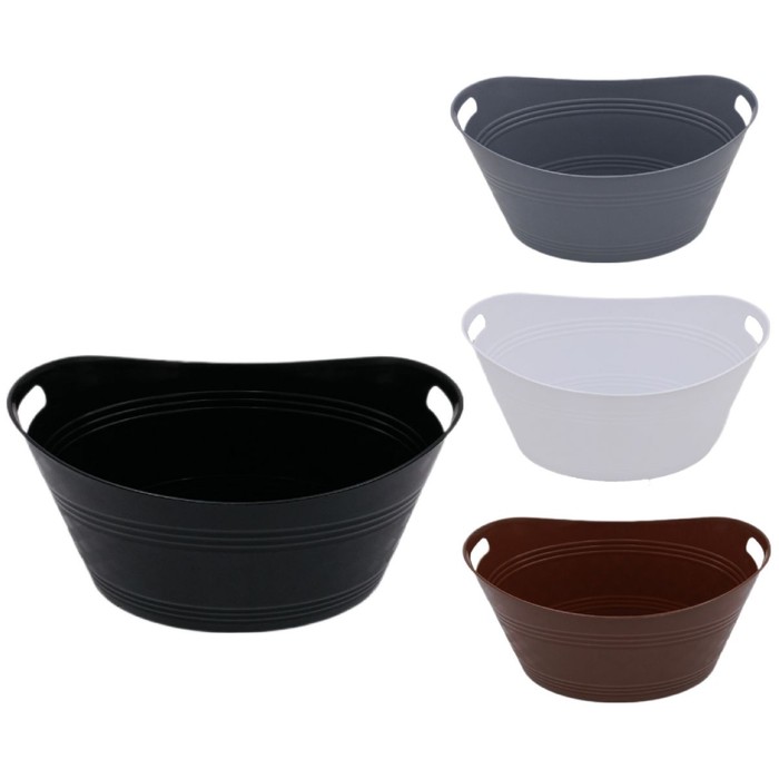 Storage Basket -- Oval With Handles 47x33x23cm