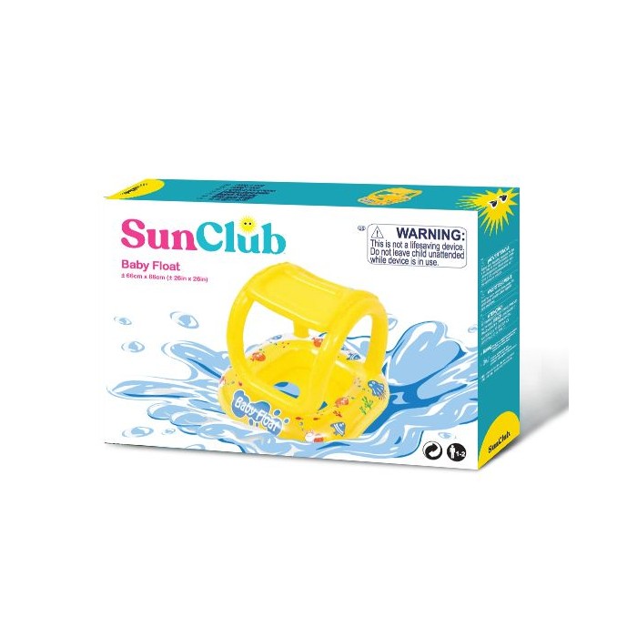 12 Pieces Sunclub Baby Float In Color Box - Baby Accessories