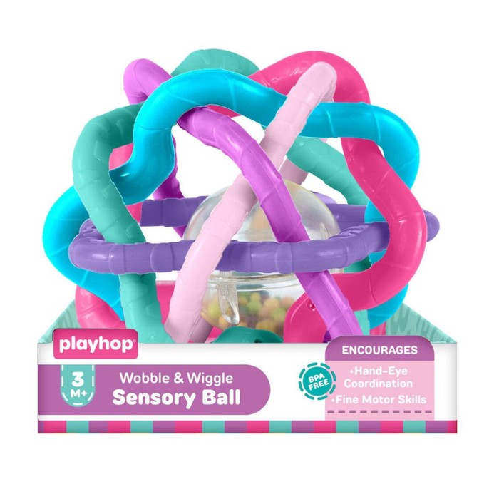 12 pieces Wobble & Wiggle Sensory Ball - Baby Toys