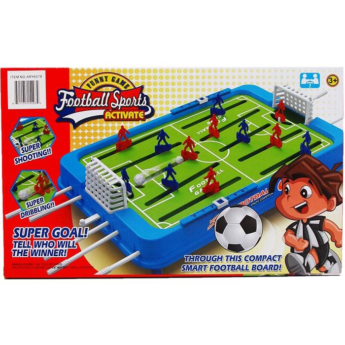 11-inch Football Table Game Play Set In Color Box