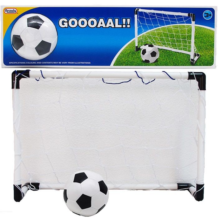 21.75l*15h In Soccer Set W/ 5-Inch Ball In Color Box