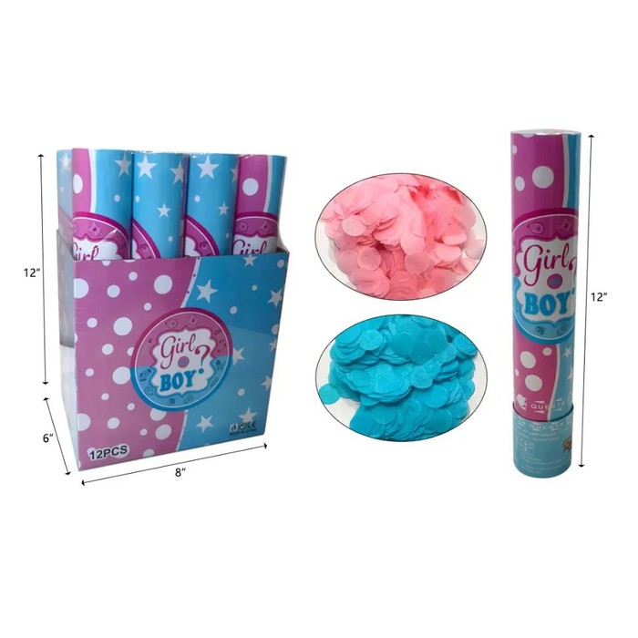12" Baby Shower Party Popper