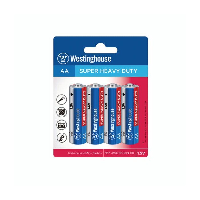 Aa Westinghouse 4pk Heavy Duty Batteri