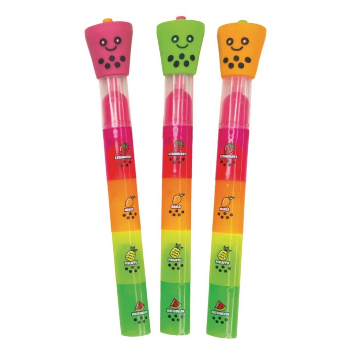 144 pieces Boba Tea Stackable Scented Highlighters 12/bag - Highlighter