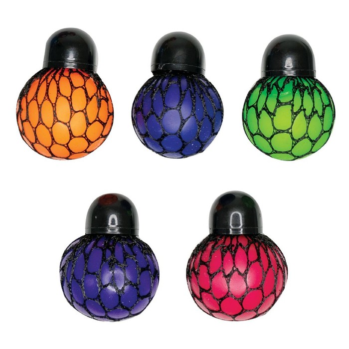 Rainbow Mesh Squeeze Ball 24/ds Xyz