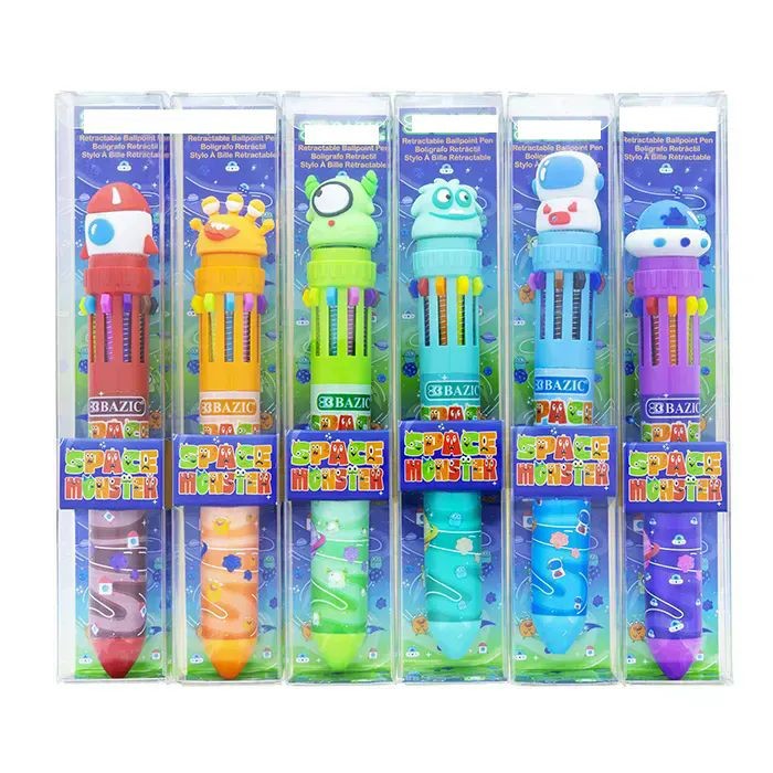 144 Pieces Space Monster Series 10-Color Pen - Pens & Pencils
