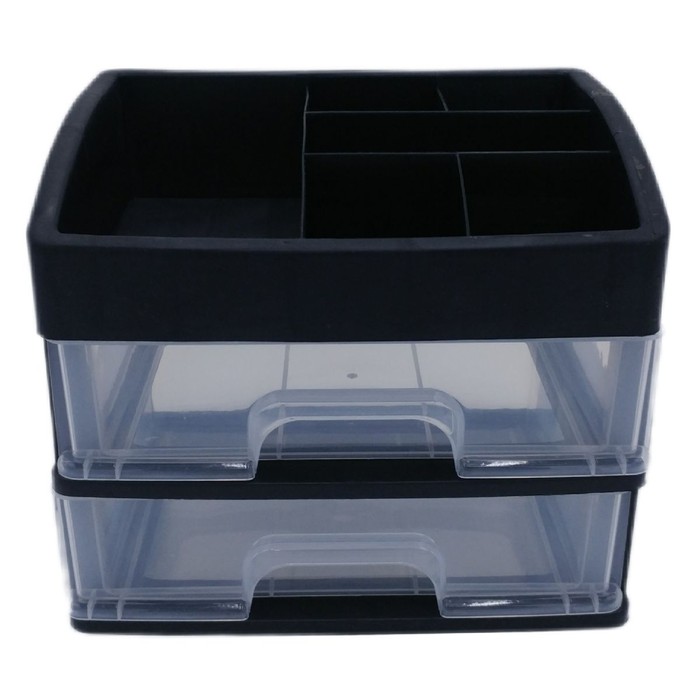 Organizer 2 Drawers - Black