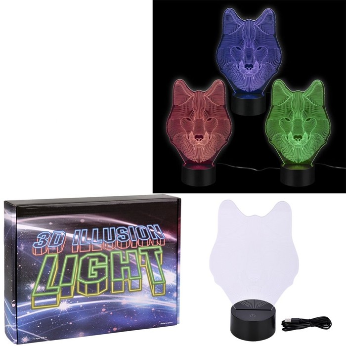 3d Illusion Color Changing Light