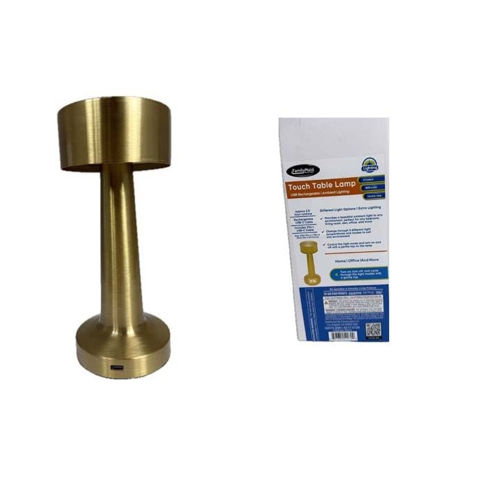 Touch Table Lamp 3.5-inch Diameter X7.75-inch High