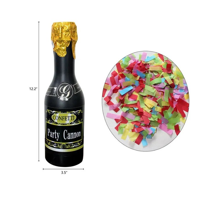 12" Champagne Confetti Cannon