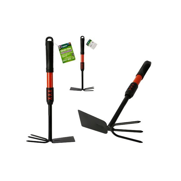 2-Headed Garden Tool - DuaL-Head Garden Rake & Hoe 15inch