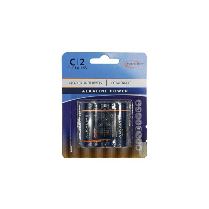 2 Pk C Alkaline Battery