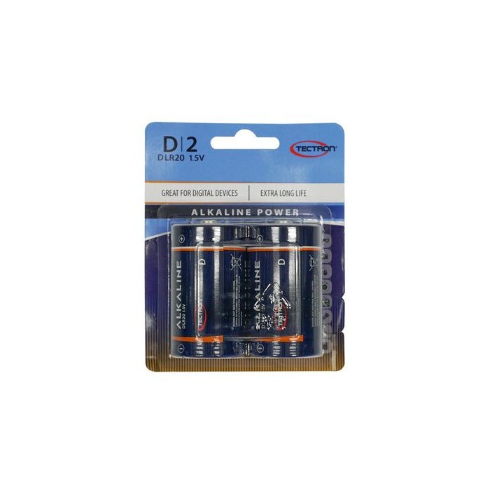 2 Pk D Alkaline Battery
