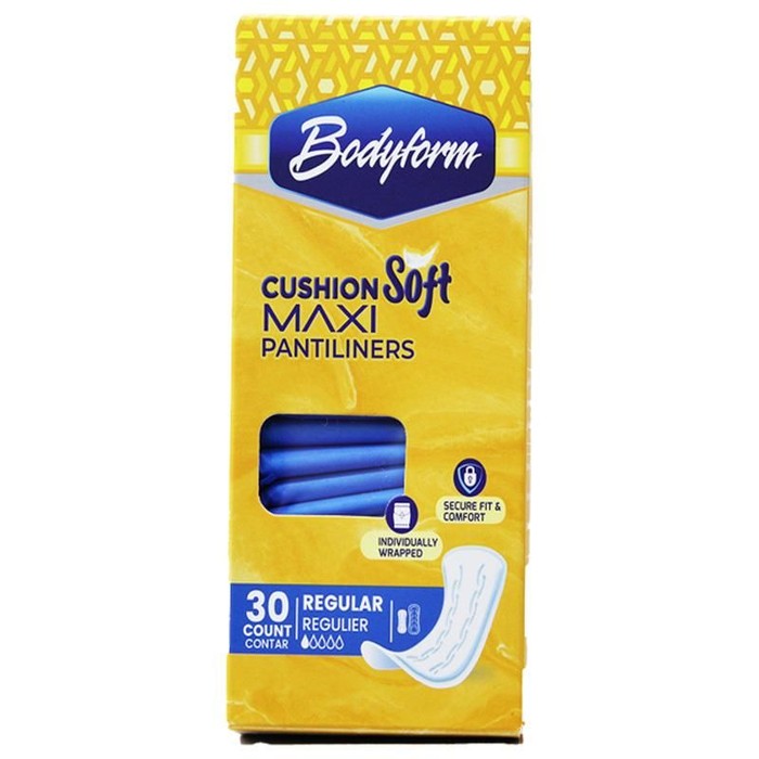 24 Pieces 30ct Bodyform Maxi Regular Pantiliners - Personal Care Items