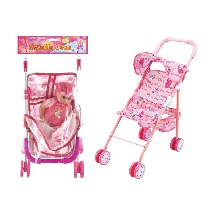 24 Pieces Baby Strollers 49x23cm - Dolls & Accessories