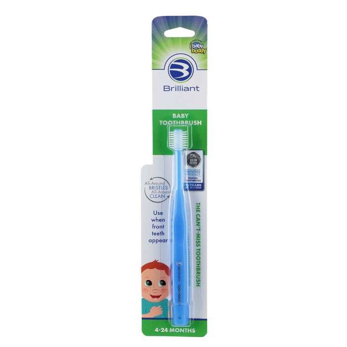 Brilliant Baby Toothbrush (narrow Card) - Blue