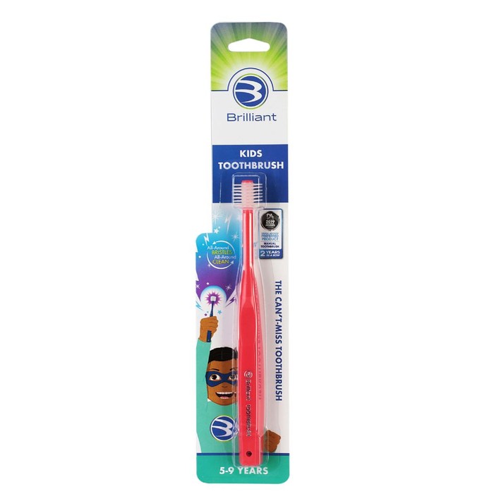 Brilliant Kids Toothbrush (narrow Card) - Red