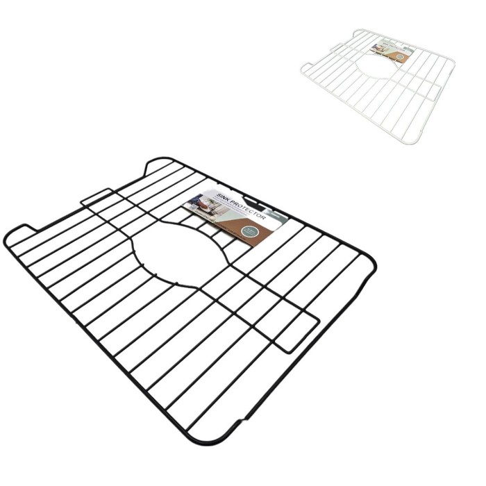 24 Pieces Metal Bottom Of Sink Rack - Wide Chrome - Kitchen Gadgets & Tools