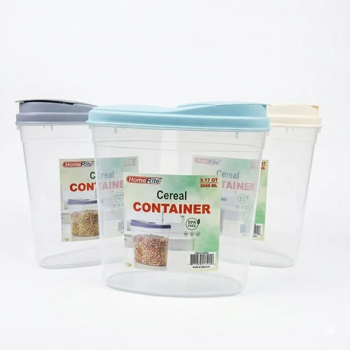 24 Pieces Plastic Cereal Container 3.17 QT - Kitchen Gadgets & Tools