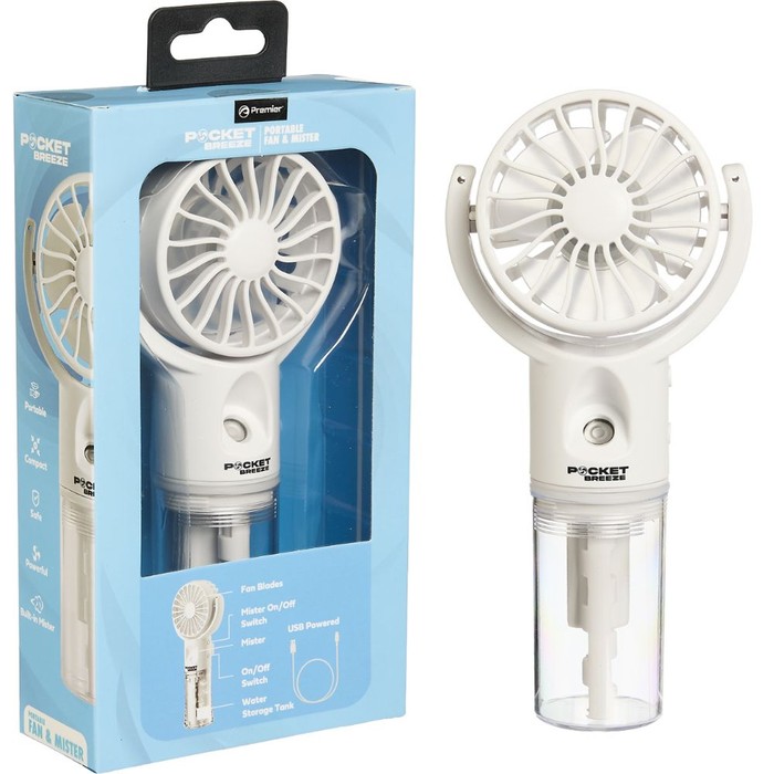 24 pieces Pocket Breeze Portable Fan & Mister - Electric Fans