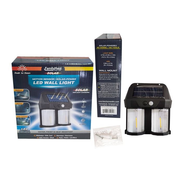 Solar Split Wall Sensor Light