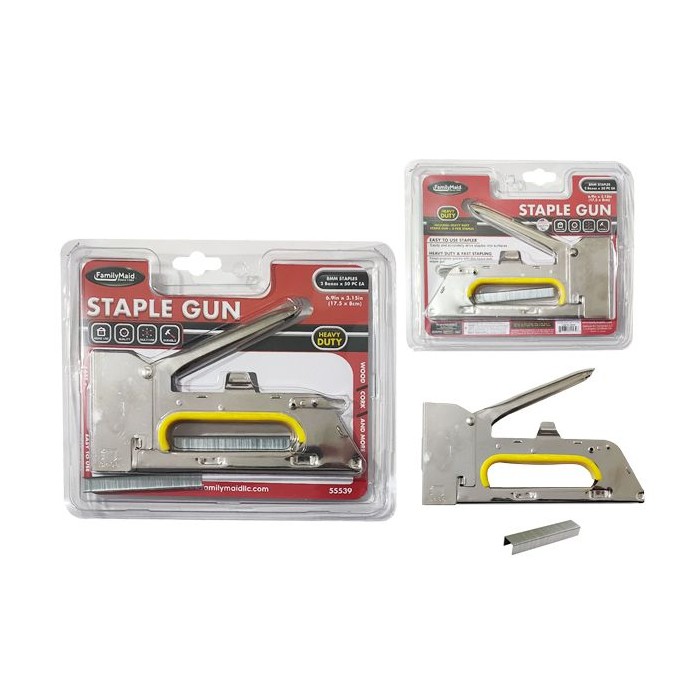 24 Pieces Staple Gun With 100 Staples 7-inchx3.15-inch 8mm - Staples & Staplers