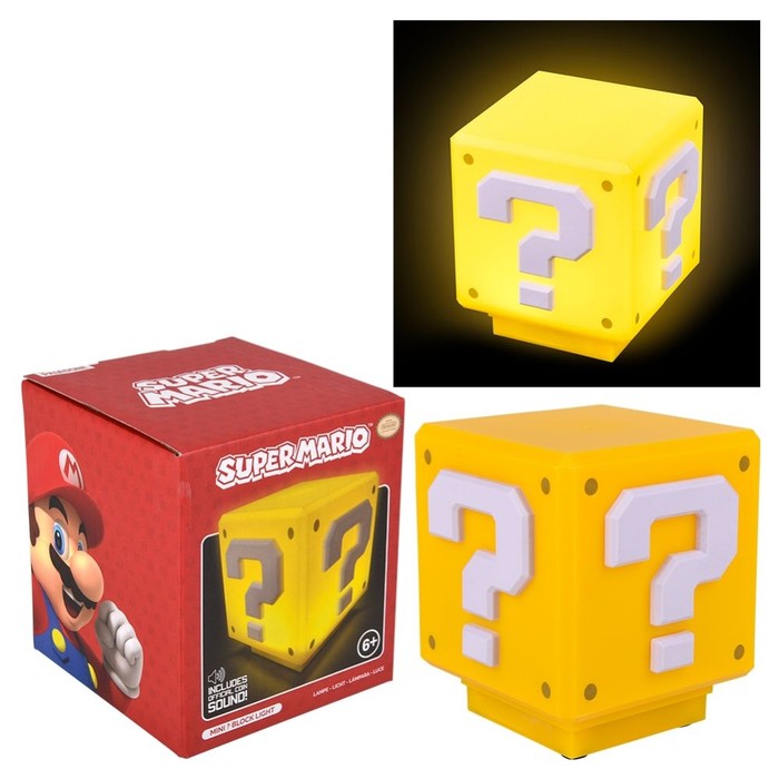 Super Mario Mini Question Block Light
