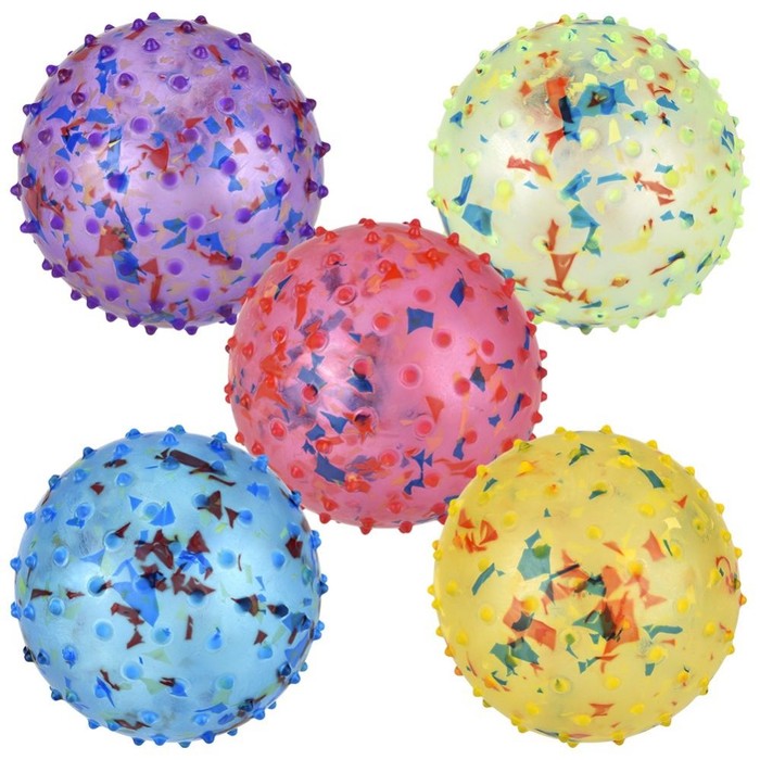 5inch Confetti Knobby Ball 250ct