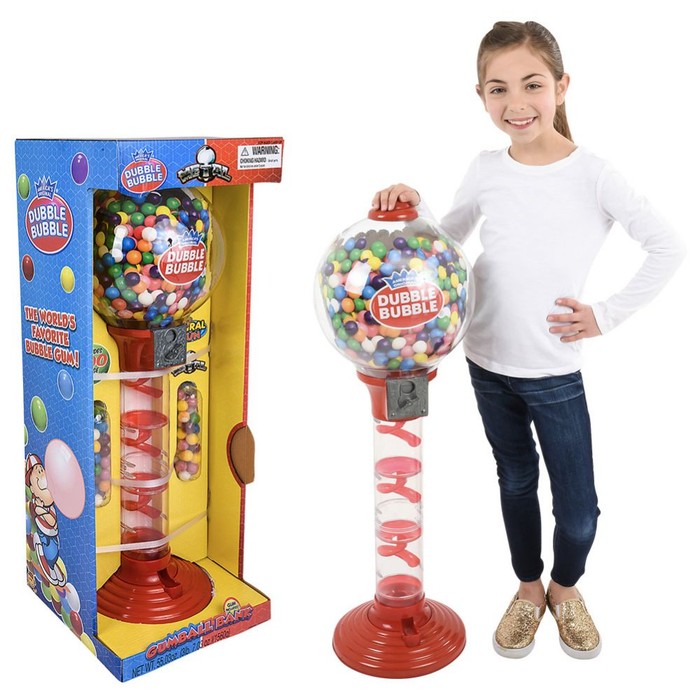 3' DoublE-Bubble Metal Gumball Machine