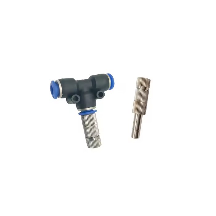 3-Section Quick Connect Nozzle with Built-in Filter for Garden Sprayer Misting Cooling 20pcs