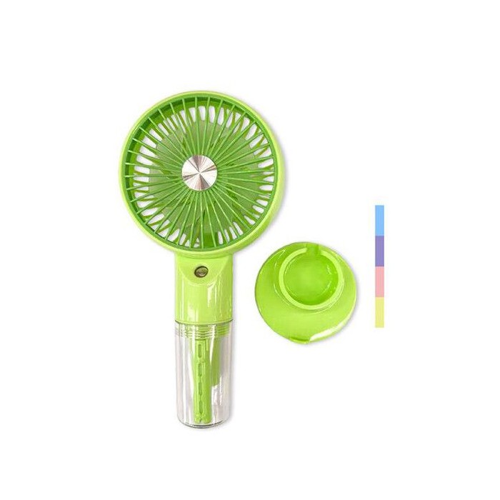 Portable Mini Fan With Mist Spray Assorted