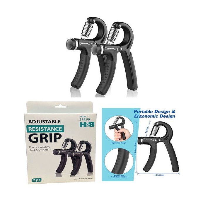 2's Adjustable Resistance Grip