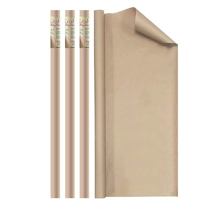 36 pieces 30-inch X 14 Ft. AlL-Purpose Natural Kraft Wrap Paper Roll - Envelopes
