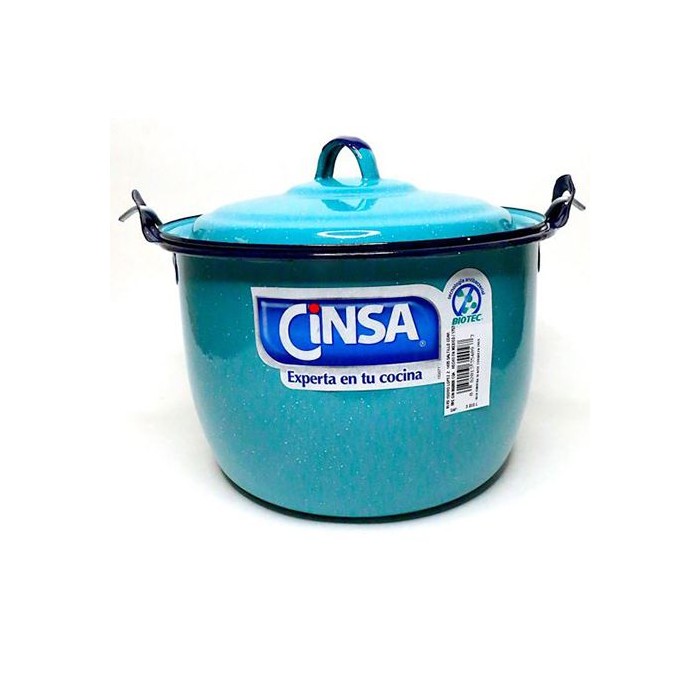 Cinsa 10qt Enamel Stock Pot #26