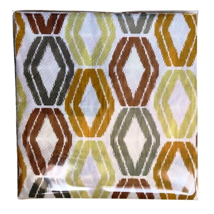 13-inchx13-inch Ikat Design Napkin 40-Piece