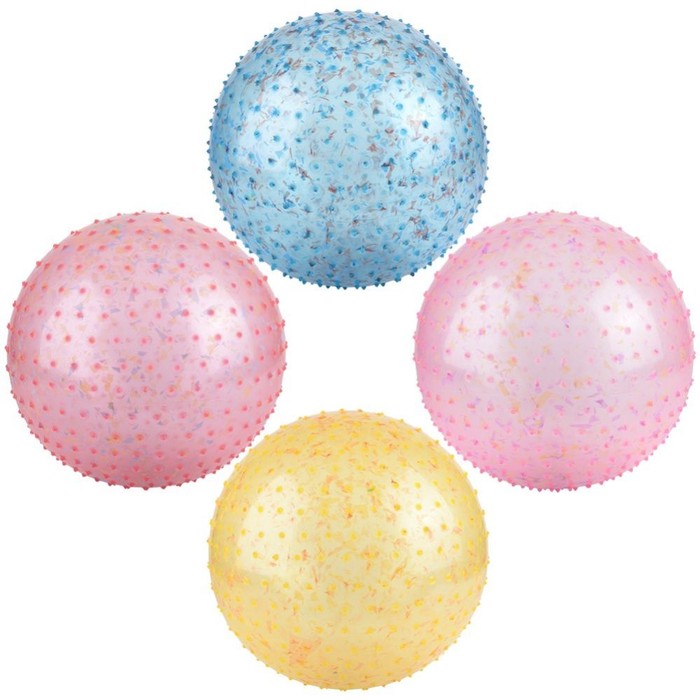 18 inch Confetti Knobby Ball 48ct