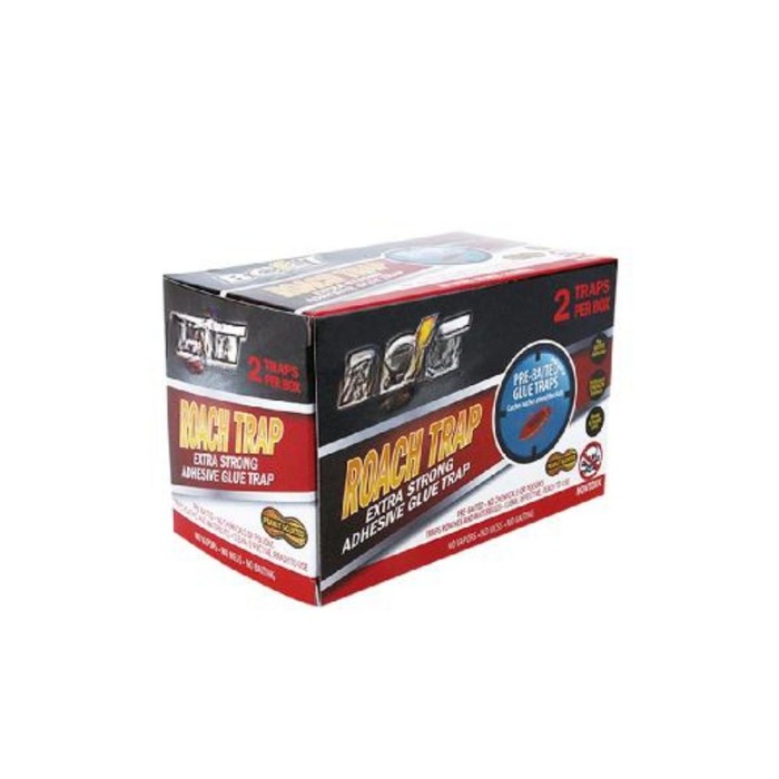 2-Piece Bolt PrE-Baited Roach Traps Peanut Scented