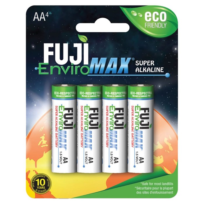 48 pieces 4-Pack Fuji Super Alkaline Batteries - Size aa - Batteries
