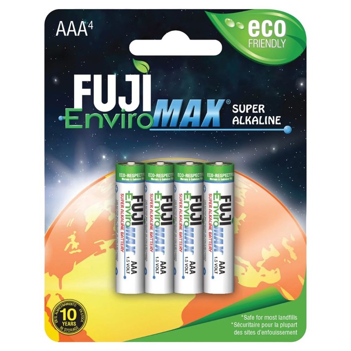 48 pieces 4-Pack Fuji Super Alkaline Batteries - Size Aaa - Batteries