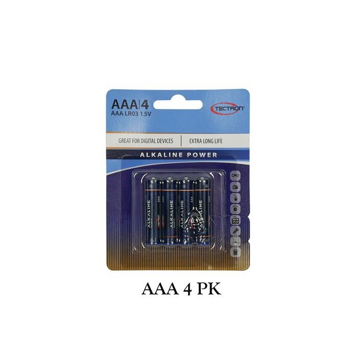 4 Pk Aaa Alkaline Batter