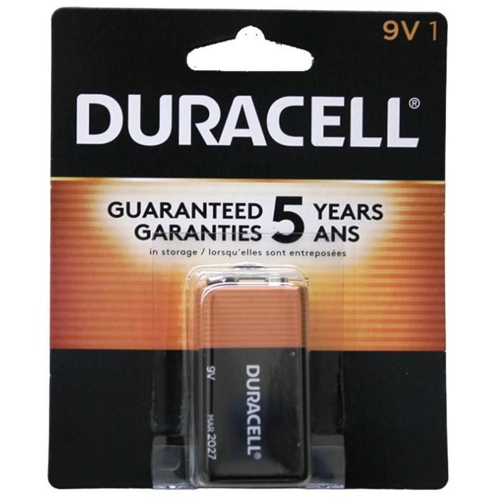 9v Duracell 1-Piece