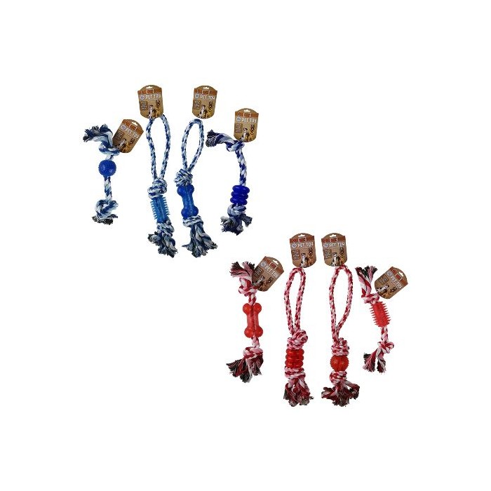 Bp Cotton Pet Rope 4 Asst 2 Colors